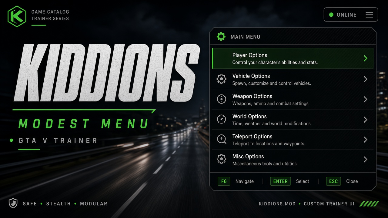 Kiddions Mod Menu mod